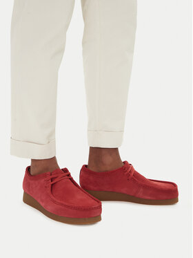 Clarks Pantofi Clarks Wallabee  26180921 Roșu