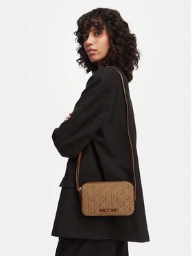 Calvin Klein Borsetta Calvin Klein Emblem Aop Jacquard Camera Bag LV04F3533G Marrone