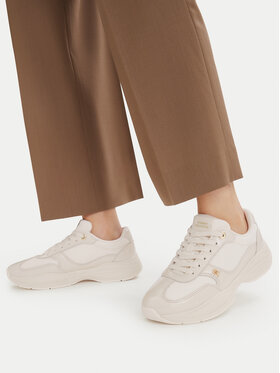 Tommy Hilfiger Zapatillas Tommy Hilfiger Modern Runner Shiny Leather FW0FW09413 Beis