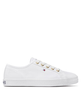 Tommy Hilfiger Teniszcipő Tommy Hilfiger Essential Nautical Sneaker FW0FW06512 Fehér
