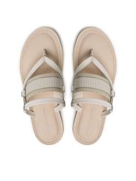 Tommy Hilfiger Žabky Tommy Hilfiger Th Webbing Mule Sandal FW0FW07275 Biela