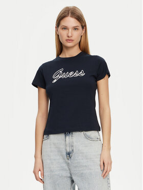 Guess Guess Футболка V5GI02 K9RM1 Cиній Slim Fit