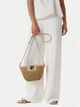PINKO Soma PINKO Love Summer Bucket PE 25 PLTT 103325 A1RL Bēšs