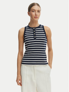 Tommy Hilfiger Tommy Hilfiger Top WW0WW49251 Azul marino Slim Fit