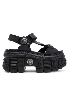 NEW ROCK Sandále NEW ROCK M-BIOS130-C7 Čierna