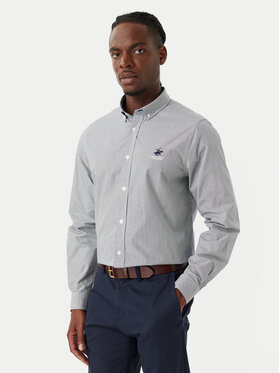 Beverly Hills Polo Club Beverly Hills Polo Club Camisa P-SS26M-BRASS Azul marino Regular Fit