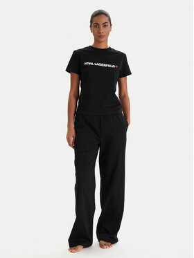 KARL LAGERFELD KARL LAGERFELD Pijama B1W45004 Negro Regular Fit