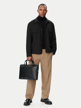 Tommy Hilfiger Bolso Para portátil Tommy Hilfiger Th Business Leather Computer Bag AM0AM14731 Negro