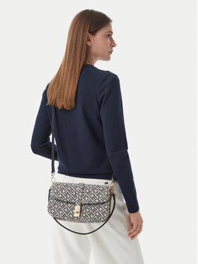 Tommy Hilfiger Дамска чанта Tommy Hilfiger Th Heritage Conv Crossover Jacqu AW0AW19322 Тъмносин