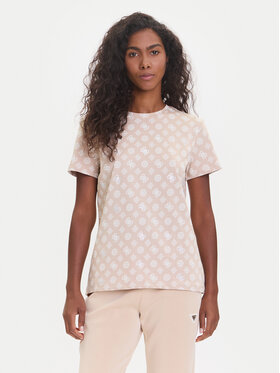 Guess Guess Camiseta V5YI04 I3Z14 Beis Regular Fit