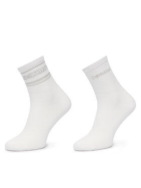 Calvin Klein Дълги чорапи Calvin Klein 701241453 Бял
