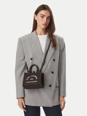 KARL LAGERFELD Дамска чанта KARL LAGERFELD A3W50118 Кафяв