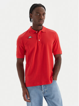 Kappa Kappa Polo Logo Sharas Mss 302B3D0 Rojo Regular Fit