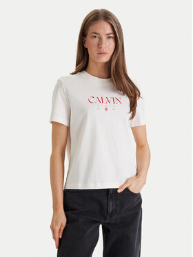 Calvin Klein Jeans Calvin Klein Jeans Camiseta Cktail Concept LV047E813G Blanco Regular Fit