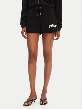 Juicy Couture Juicy Couture Αθλητικό σορτς Perkin JCWHS125322 Μαύρο Relaxed Fit