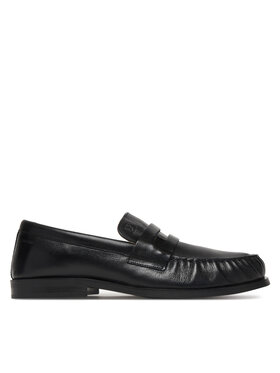 Calvin Klein Slipper Calvin Klein Ess Rubber Loafer Wr Pol Lth HM0HM02171 Schwarz