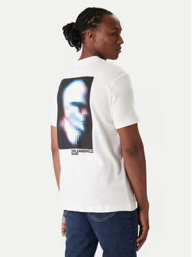Karl Lagerfeld Jeans Karl Lagerfeld Jeans Camiseta B1M17069 Blanco Regular Fit