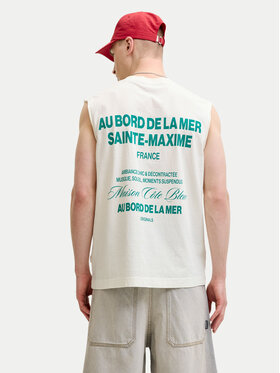 Jack & Jones Jack & Jones Camiseta sin mangas Cassis 12295076 Blanco Regular Fit