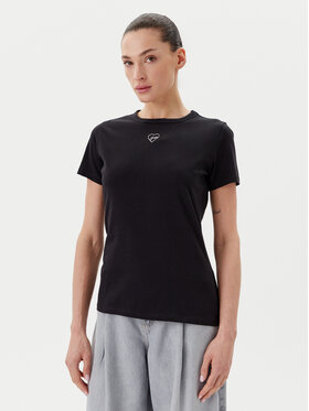 BOSS BOSS Футболка C_Elogo_21 50540260 Чорний Slim Fit