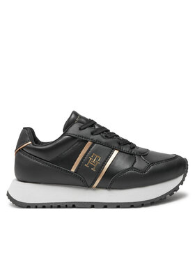 Tommy Hilfiger Sneakersy Tommy Hilfiger Low Cut Lace-Up Sneaker T3A9-33548-1695 M Čierna