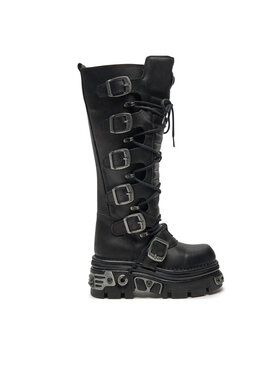 NEW ROCK Šņorzābaki NEW ROCK M-272-S1 Melns