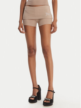 Juicy Couture Juicy Couture Pantaloncini sportivi Roll Down JCWHS126307 Beige Slim Fit