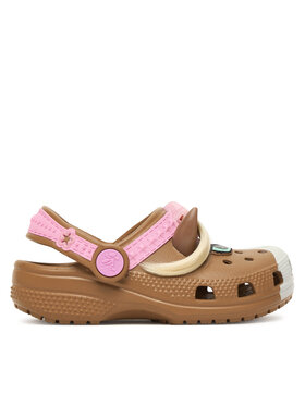Crocs Шльопанці Crocs Toddler Classic IAM Horse Clog 211371 Коричневий