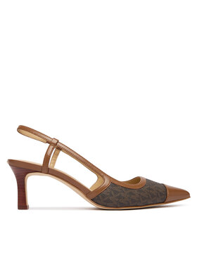 MICHAEL Michael Kors Туфлі MICHAEL Michael Kors Alora Toe Cao Mid Sling 40R6AOMS1B Коричневий