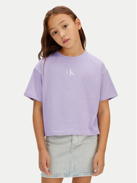 Calvin Klein Jeans Calvin Klein Jeans Camiseta LVCKSJA16G Violeta Boxy Fit