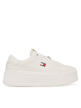 Tommy Jeans Αθλητικά Tommy Jeans Tjw Script Cupsole Flatform EN0EN02961 Λευκό