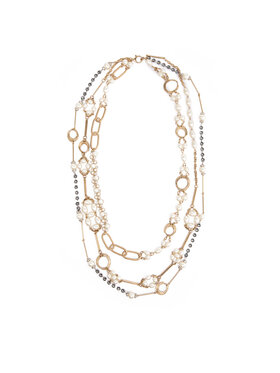 Weekend Max Mara Náhrdelník Weekend Max Mara Jabot 2525756065650 Zlatá