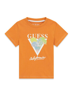 Guess Guess Camiseta N6GI10 K8HM4 Naranja Regular Fit