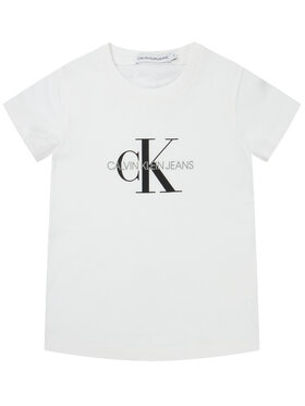 Calvin Klein Jeans Calvin Klein Jeans T-shirt Monogram Logo IU0IU00068 Bijela Regular Fit