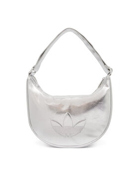 adidas Geantă adidas Adicolor Half Crescent Bag Metallic Pu KR1562 Argintiu