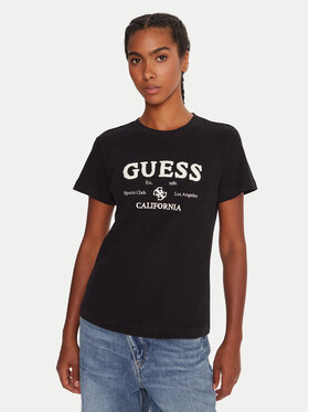 Guess Guess Camiseta V5BI02 KCBF1 Negro Regular Fit