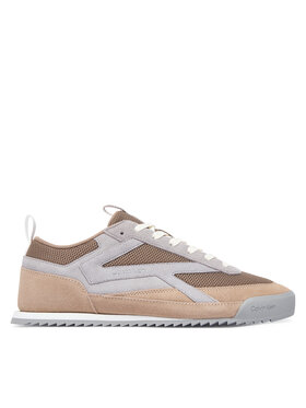Calvin Klein Sneakersy Calvin Klein Low Pro Runner Mix Mat HM0HM02208 Hnědá