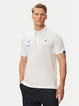Beverly Hills Polo Club Beverly Hills Polo Club Поло P-SS26M-P2770 Білий Regular Fit