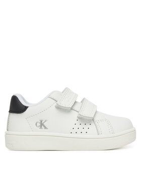 Calvin Klein Jeans Sneakersy Calvin Klein Jeans Low Cut Velcro Sneaker V1X9-82074-1355 M Bílá