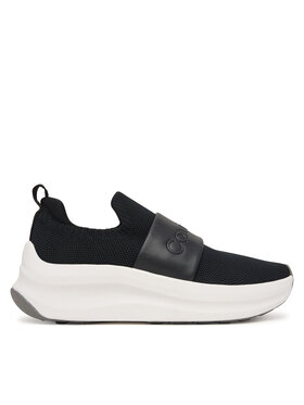 Calvin Klein Αθλητικά Calvin Klein Chunky Run Slipon Knit Logo Tape HW0HW03261 Μαύρο