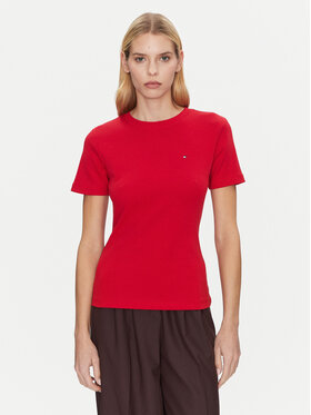 Tommy Hilfiger Tommy Hilfiger T-shirt New Cody WW0WW40587 Crvena Slim Fit