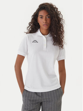 Kappa Kappa Polo Logo Sharas Wss 302B3C0 Blanco Regular Fit