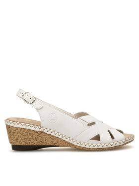 Rieker Sandali Rieker 66189-80 Bela