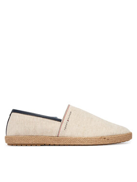 Tommy Hilfiger Espadrile Tommy Hilfiger Hilfiger Chambray Espadrille FM0FM05793 Écru