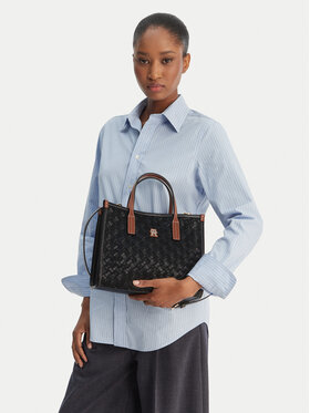Tommy Hilfiger Soma Tommy Hilfiger Th City Mini Tote AW0AW18393 Melns