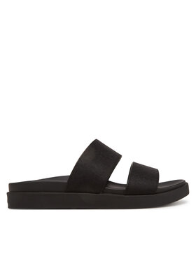 Calvin Klein Šľapky Calvin Klein Flat Slide Jacq HW0HW02487 Čierna