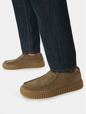 Clarks Туфлі Clarks Torhill Lo 26187378 Хакі