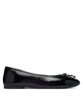 Tommy Hilfiger Baleriny Tommy Hilfiger Hilifger Patent Ballet FW0FW09005 Czarny