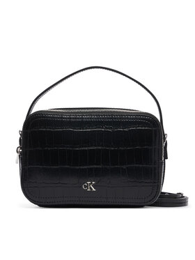 Calvin Klein Torbica Calvin Klein Ck Croc Camera Bag LV04F3905G Crna