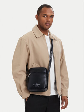 Calvin Klein Ledvinka Calvin Klein Bold Logo Webbing  LV04D3418G Černá