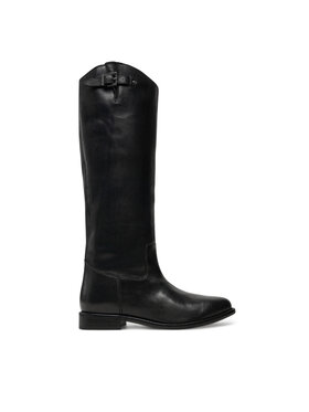 Bronx Čižmy vo vojenskom štýle Bronx Fe-Lise 14331-A Čierna